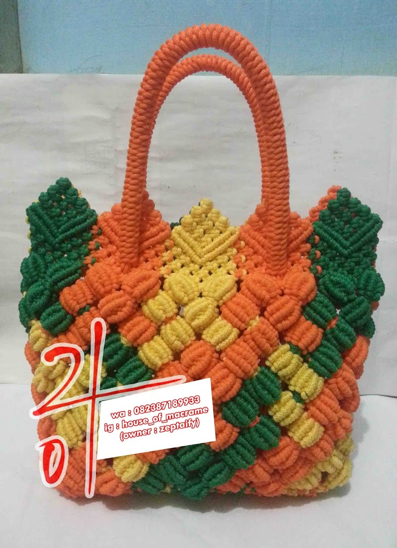 43+ Tas Rajut Motif Kerang Timbul