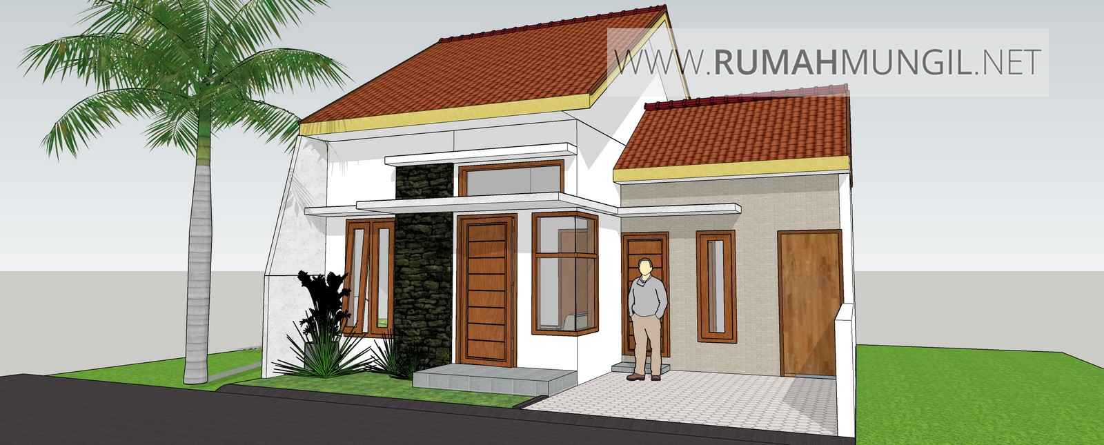 Model Rumah Mungil 7x8m Sederhana RumahMungilnet