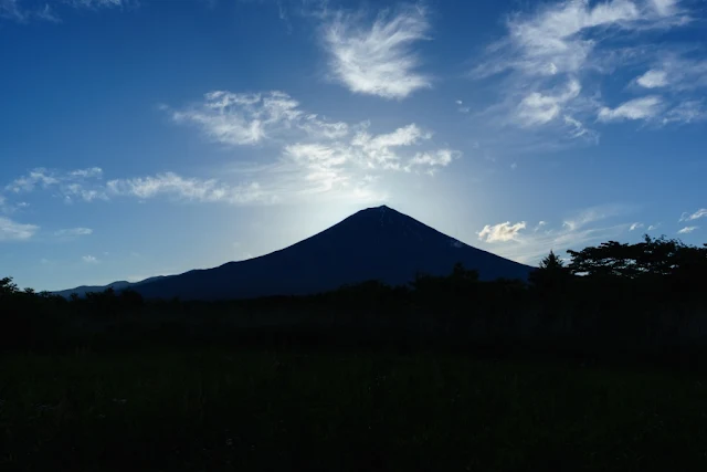 朝霧高原（静岡）からの富士山