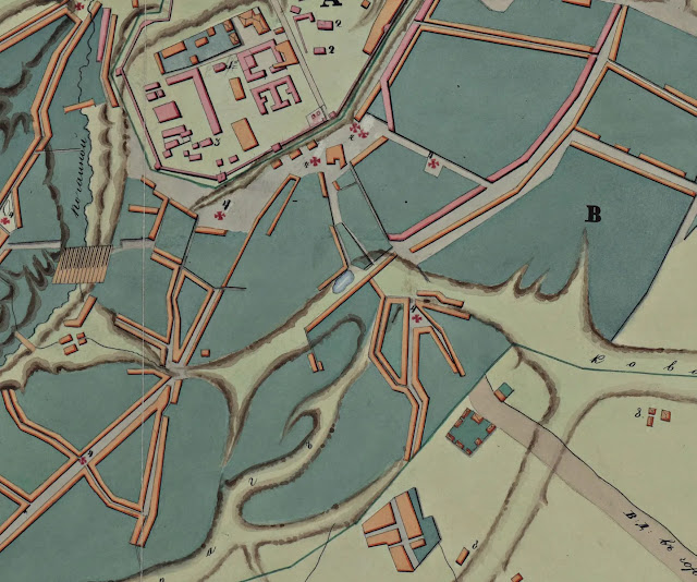 Старый фрагмент карты 1800 года