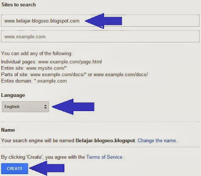 Membuat dan Pasang Google Custom Search Engine di blogger