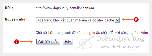 Hướng dẫn xóa địa chỉ URL ra khỏi Google