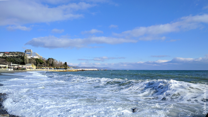 Шторм, Черное море, Алушта