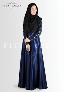 Model Baju Gamis Satin