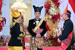 Jokowi Kenakan Pakaian Khas Kesunanan Surakarta pada HUT RI ke-78