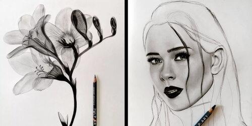 00-Portraits-and-Flower-Drawings-Yulia-www-designstack-co