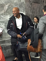 Wes Moore leaving the Convention Center