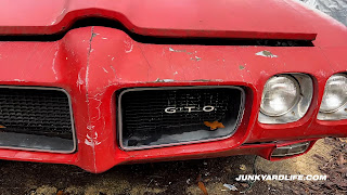 Endura nose on 1970 Pontiac GTO Judge been parked for 20+ years in Pinson, Alabama in Cardinal Red, black top, 4-speed.