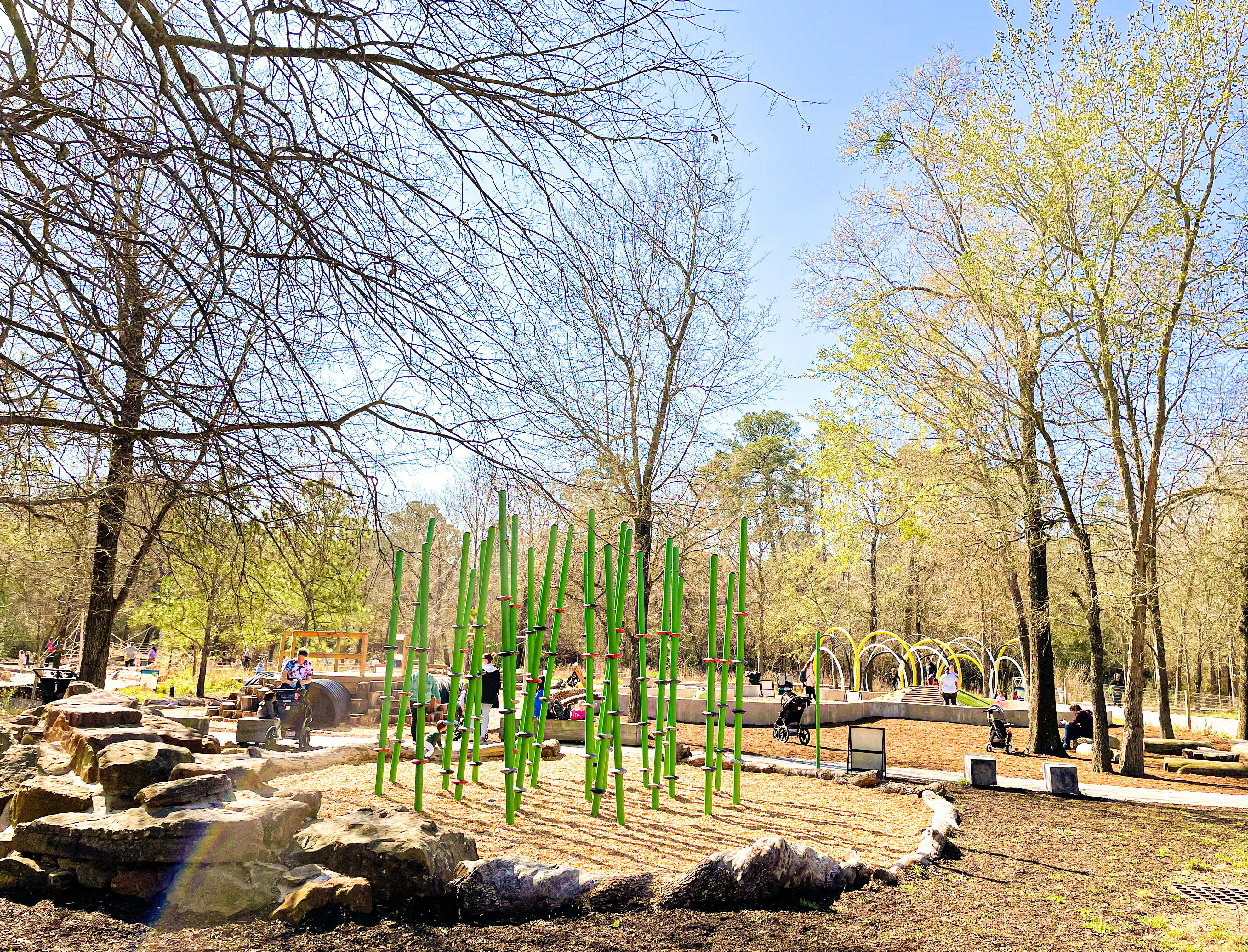The Nature Playscape at Houston Arboretum