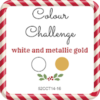 52 CCT Colour Challenge - White and Metallic Gold