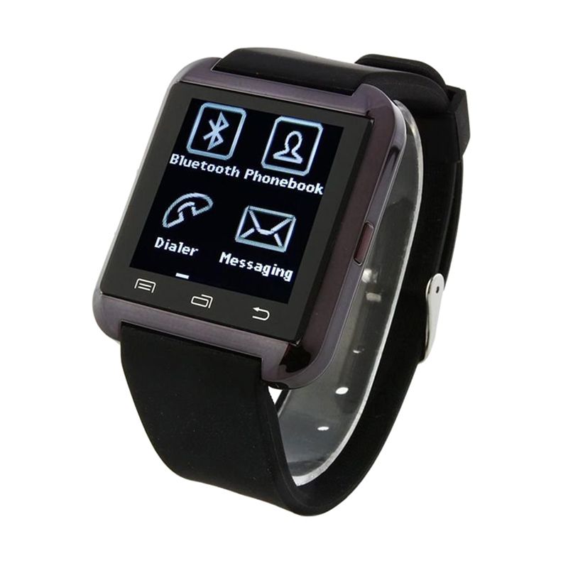I ONe U8 Hitam Smartwatch for Android and iOS