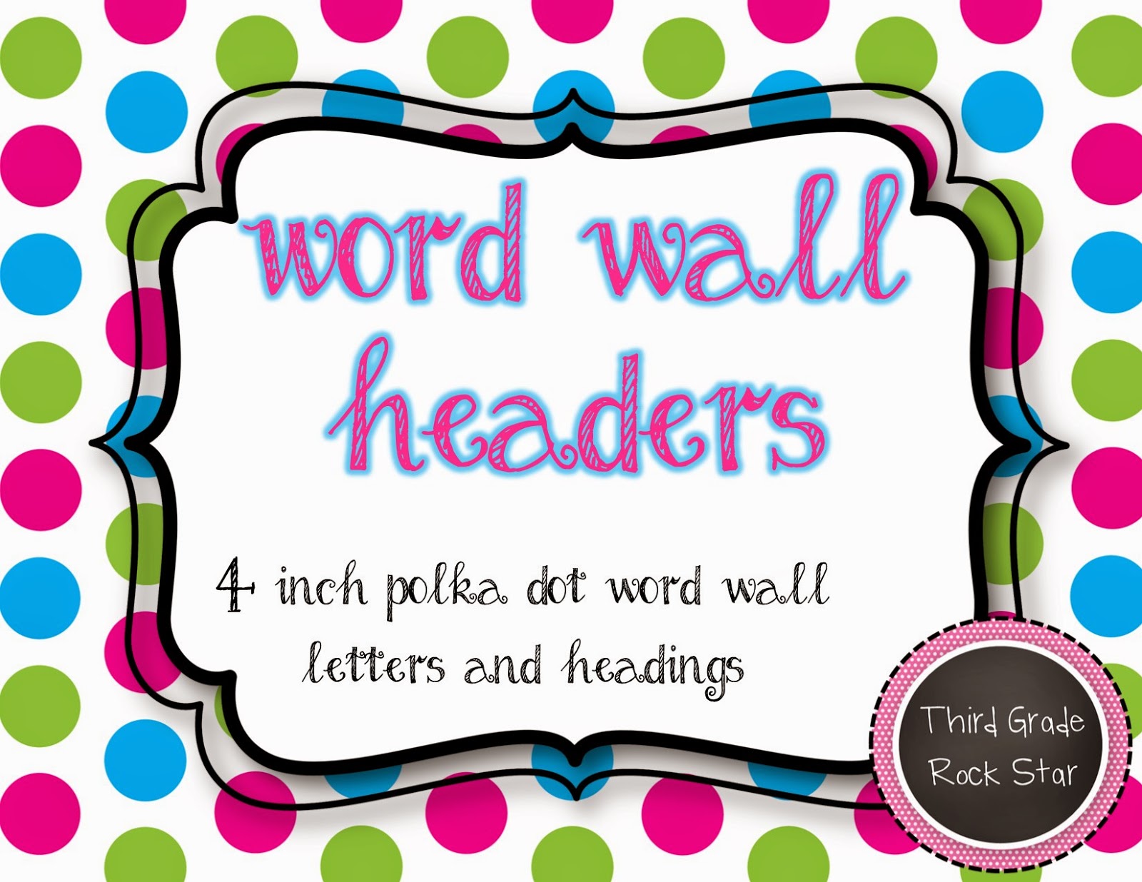  Word Wall Headers