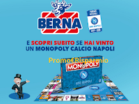 Logo Berna ti regala il Monopoly del Calcio Napoli : 240 scatole in palio