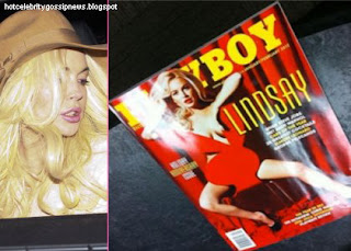 celebrity image Lindsay Lohan's Playboy Cover Leaked
