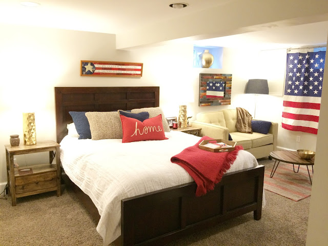 Americana Guest Room Makeover - LeroyLime