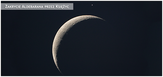 Brzegowe zakrycie Aldebarana przez Księżyc - 21/04/2015