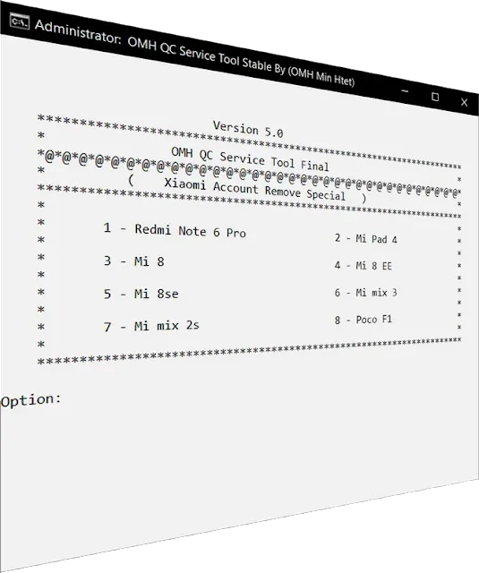 Download OMH QC Service Tool V5.0 Final Beta New Update