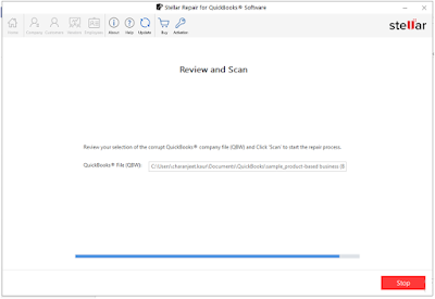 Repair Corrupt QuickBooks File using Stellar Repair for QuickBooks Software
