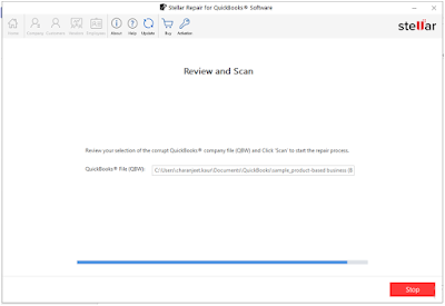 Repair Corrupt QuickBooks File using Stellar Repair for QuickBooks Software