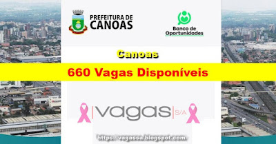 Banco de Oportunidades em Canoas tem mais de 600 vagas disponíveis