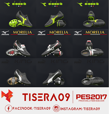PES 2017 PES 2017 Classic Boots Pack Part 1 by Tisera09