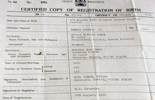 purported kenyan obama birth certificate surfaces