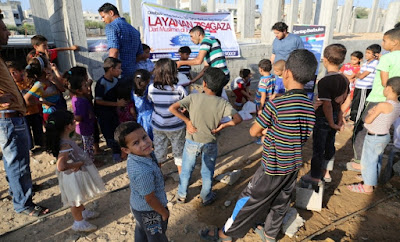 bantuan buka puasa dan sahur di gaza