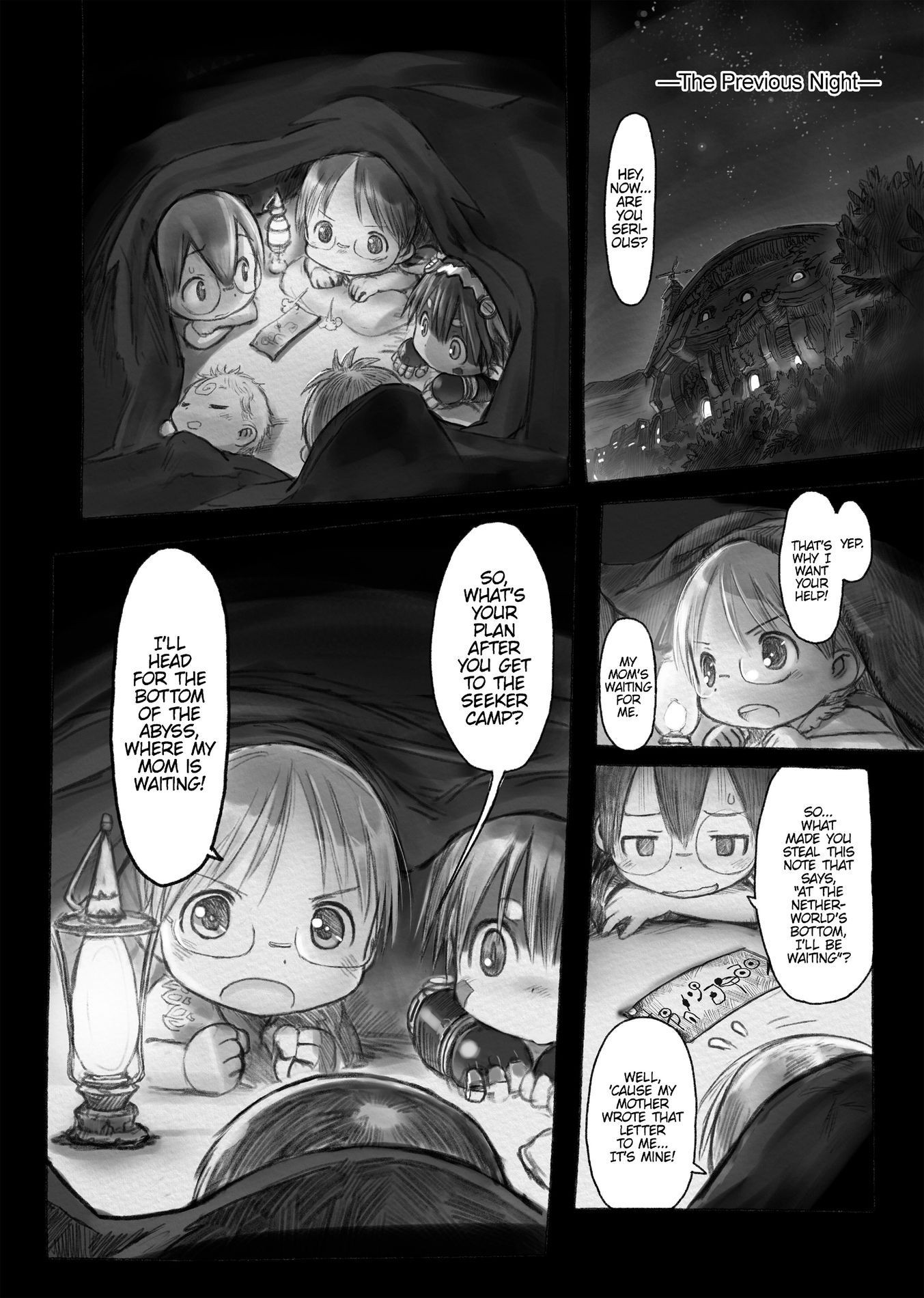 Made in Abyss chapter 63.5 translation is out! As the main group inspects a  place, an unexpected encounter leads to many new faces. - 9GAG
