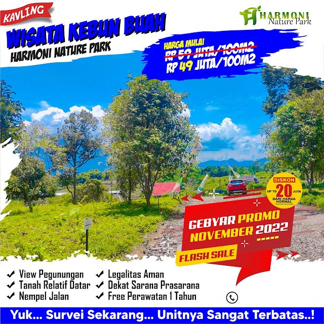 Brosur Tanah Kavling Murah Harmoni Nature Park Bogor