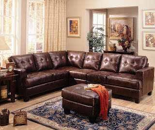 Sectional Sofa Chocolate