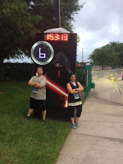 Star Wars 10k running with my husband