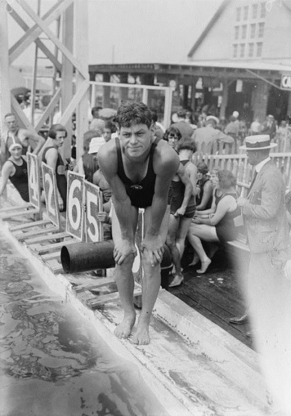 Johnny Weissmuller, early 1900s