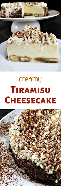 Creamy Tiramisu Cheesecake