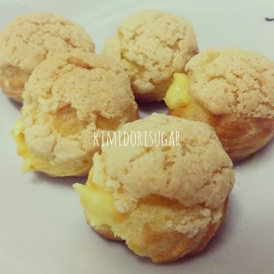 Japanese Crispy Cream Puff / Kimidori Sugar