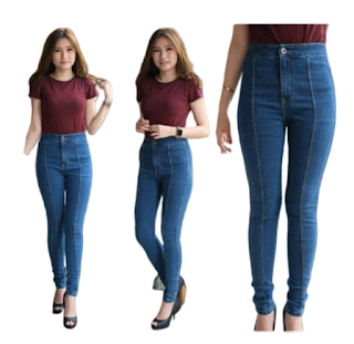 Highwaist Jeans Front Line / HW Tulang Depan