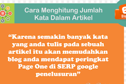 BERAPA JUMLAH KATA YANG IDEAL DALAM POSTINGAN BLOG