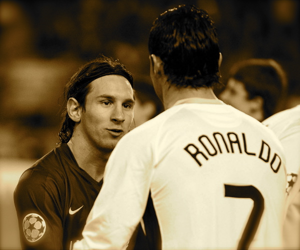 messi and ronaldo together. Messi and Ronaldo are
