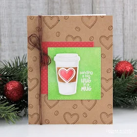 Sunny Studio Stamps: Mug Hugs Hug In A Mug Card by Juliana Michaels.