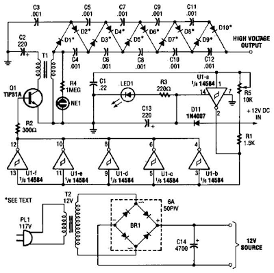 High Voltage Dc Generator Circuit Diagram