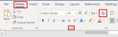 ms word font style and size-8