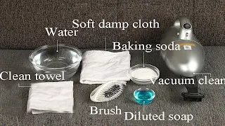 Necessary tools to clean leather sofas