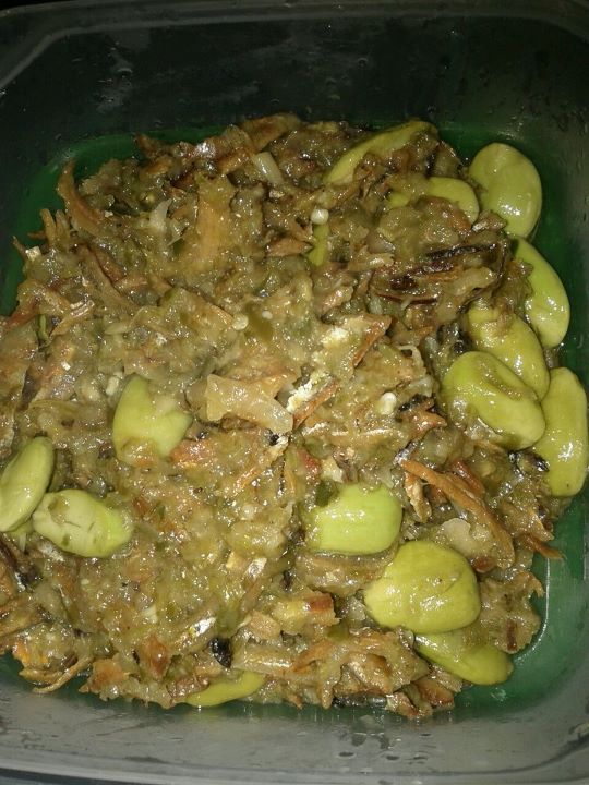 Sambal ikan bilis tempoyak petai  m.a.i.n m.a.s.a.k - m.a 