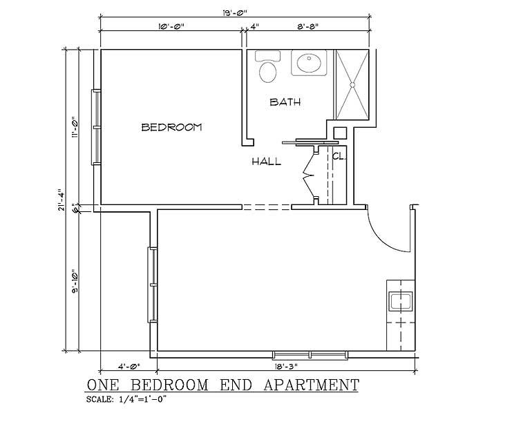 The Furniture Today: One Bedroom Cabin Floor Plans