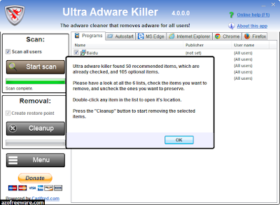 Ultra Adware Killer (UAK)