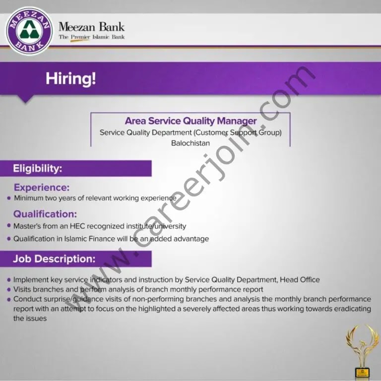 Jobs in Meezan Bank Limited