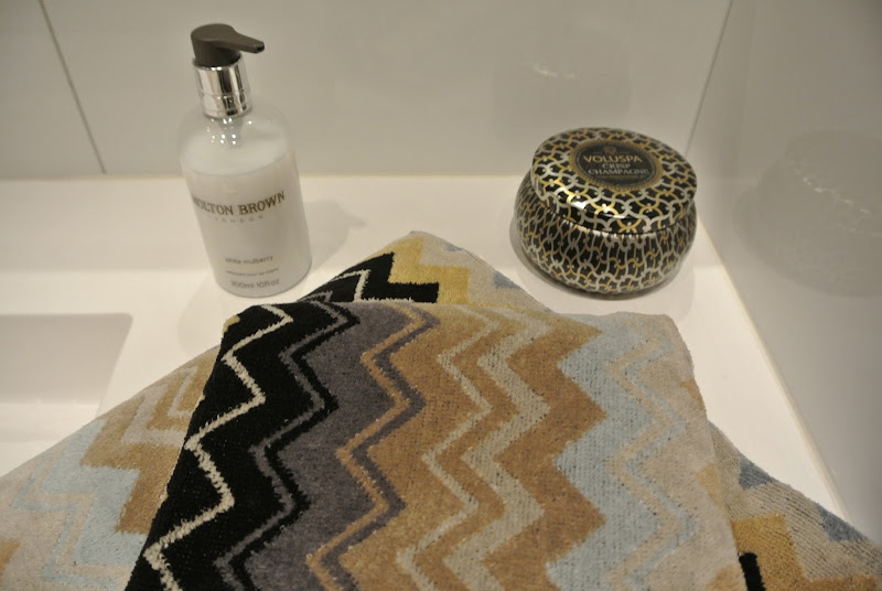 Nye Missoni Home-håndklær har flyttet inn på badet i Solveien, og  title=