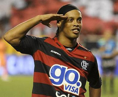 ronaldinho flamengo 5 santos 4