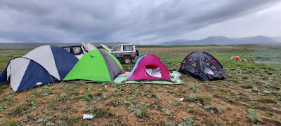 Camping in deosai plane