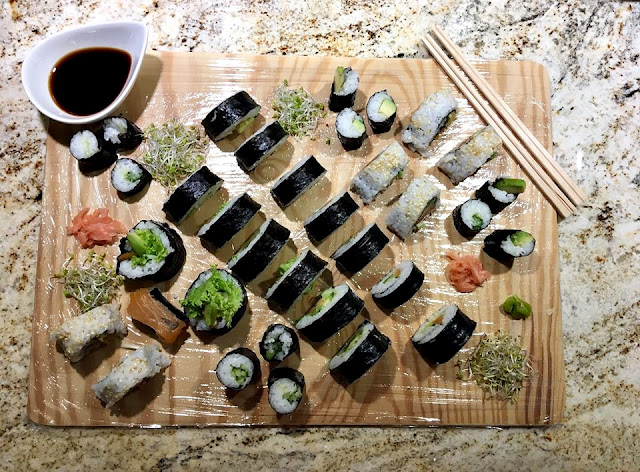 Sushi w domu blog przepis zdrowie pomysł na wieczór zima 