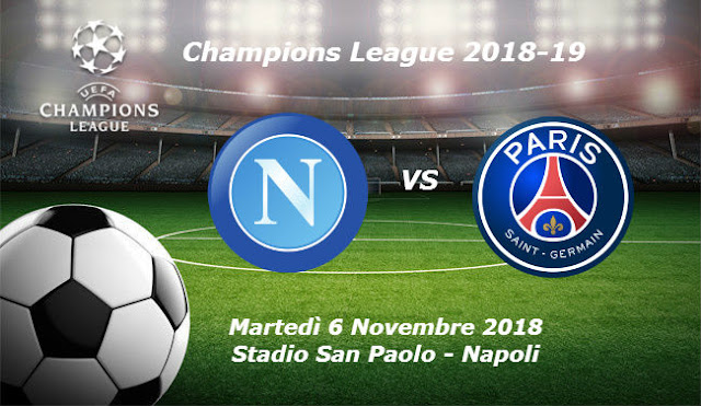 Free Live Streaming, Full Match And Highlights Football Videos:  Napoli vs PSG